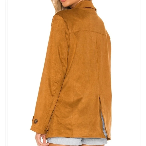 NEW Tularosa Zion Camel Faux Suede Shirt Jacket XS - Picture 13 of 14